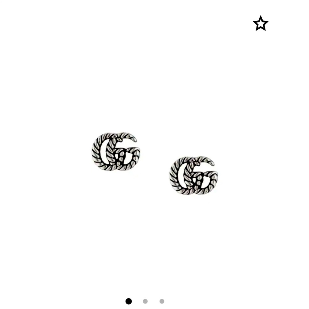 Gucci rope chain earrings
